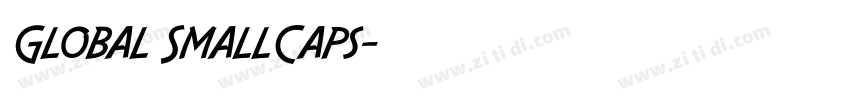 Global SmallCaps字体转换 Global SmallCaps字体转换